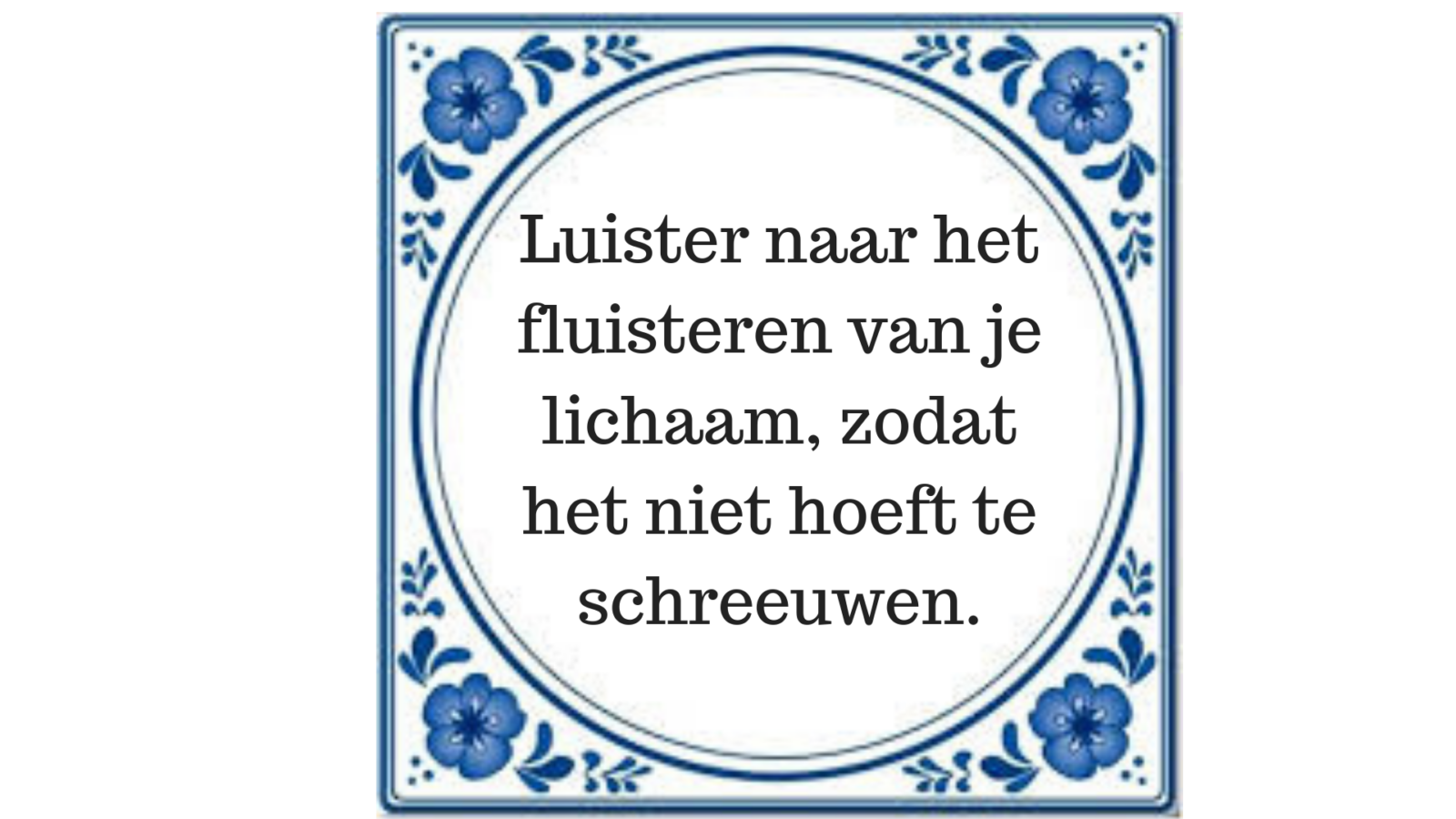 Luisteren naar je lichaam - Gloed Consult